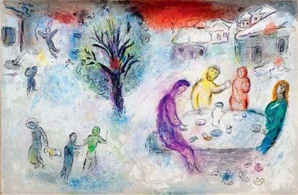 CHAGALL :
chagall-repas-chez-dryas