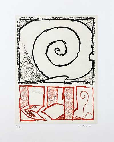 ALECHINSKY : alechinsky-etching-spirale