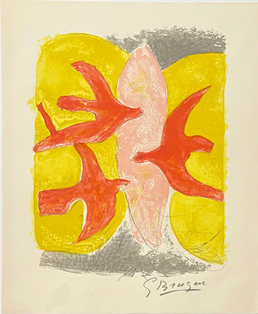 Un Poème dans Chaque Livre. With 16 prints by Picasso, Miró, Chagall,  Braque and others